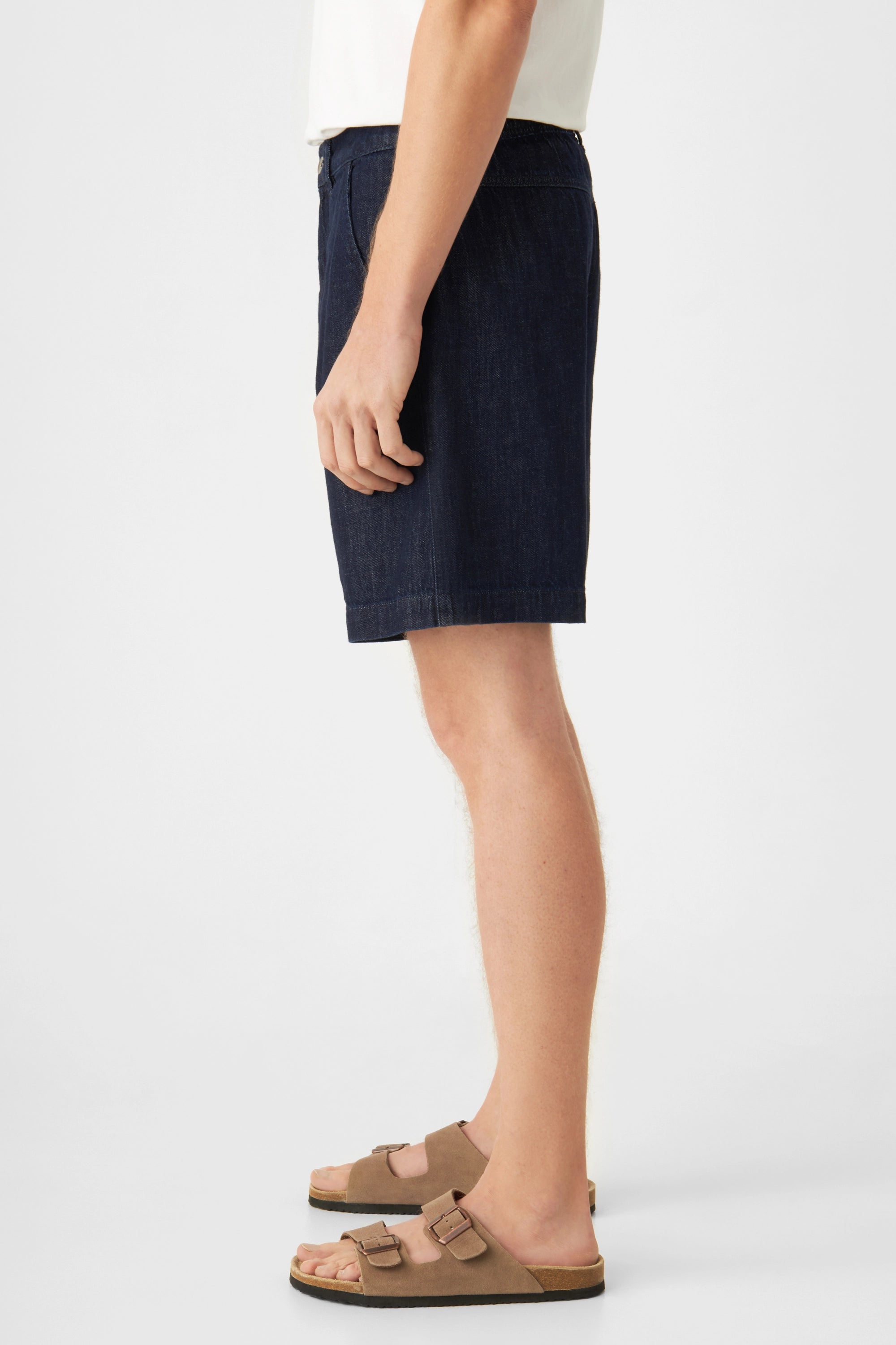 Dawn men vegan Shorts Shorty Lightweight Raw Blue