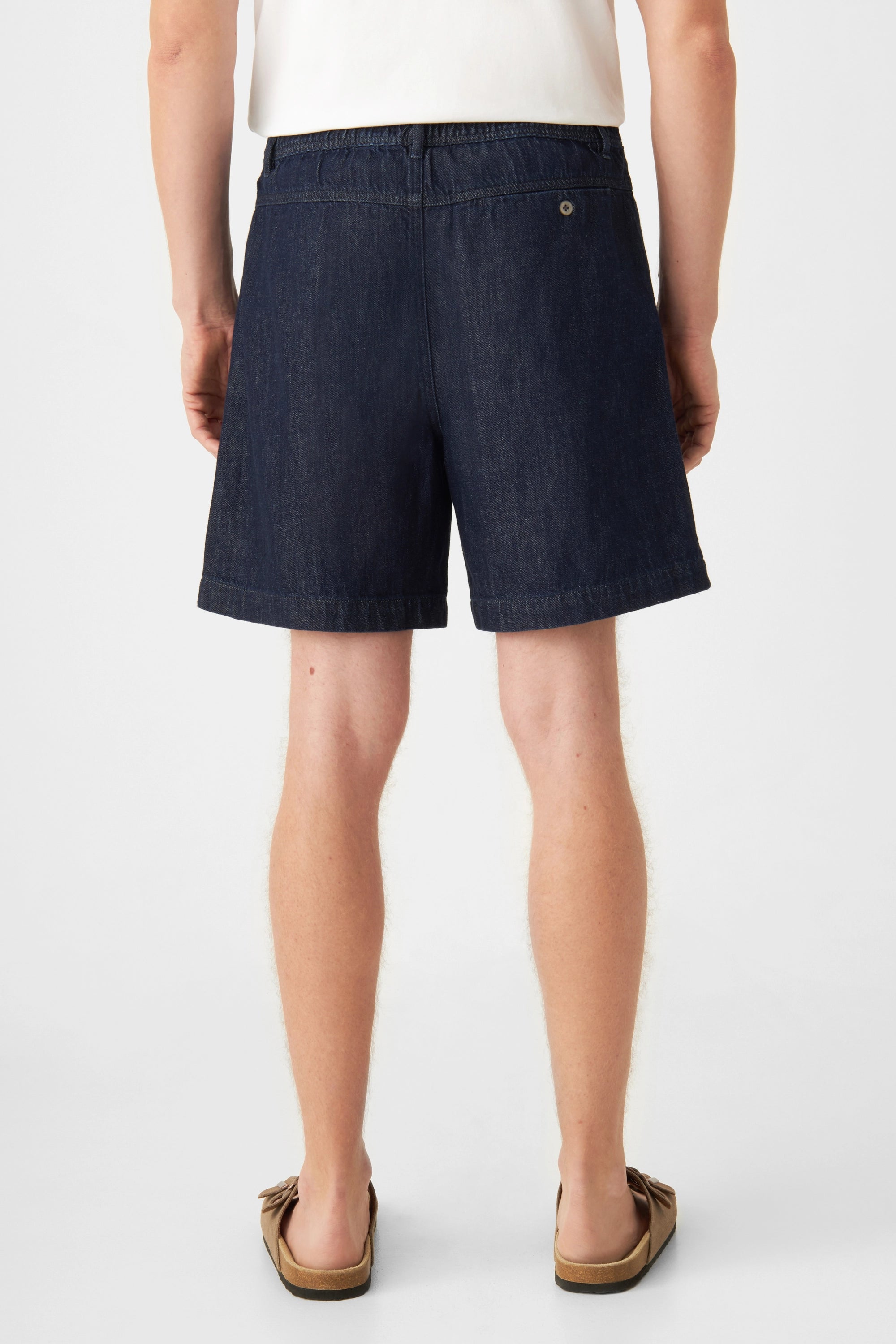 Dawn Herren vegan Shorts Shorty Lightweight Raw Blau