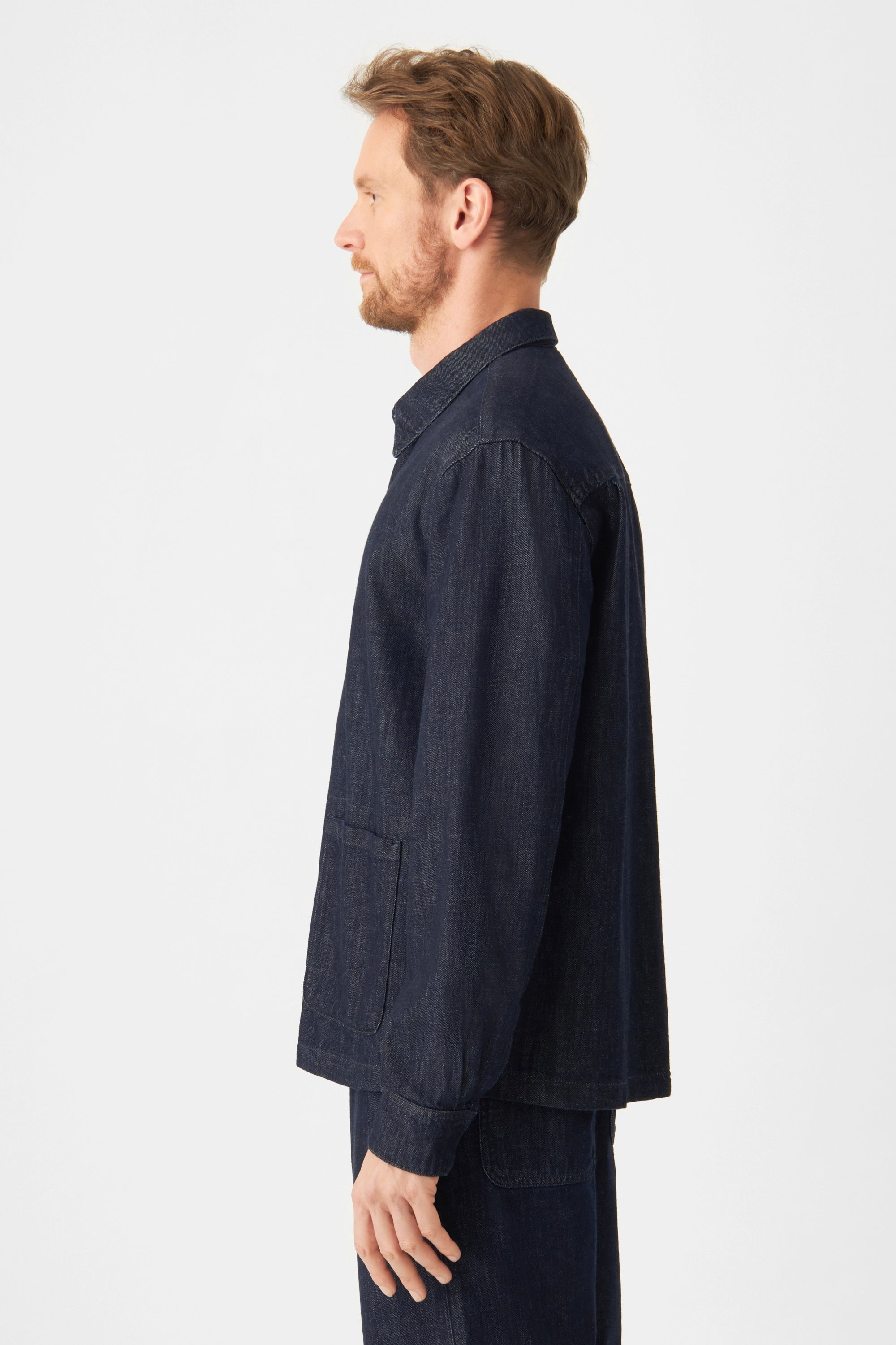 Dawn men vegan Jacket Sorry Shacket Blue