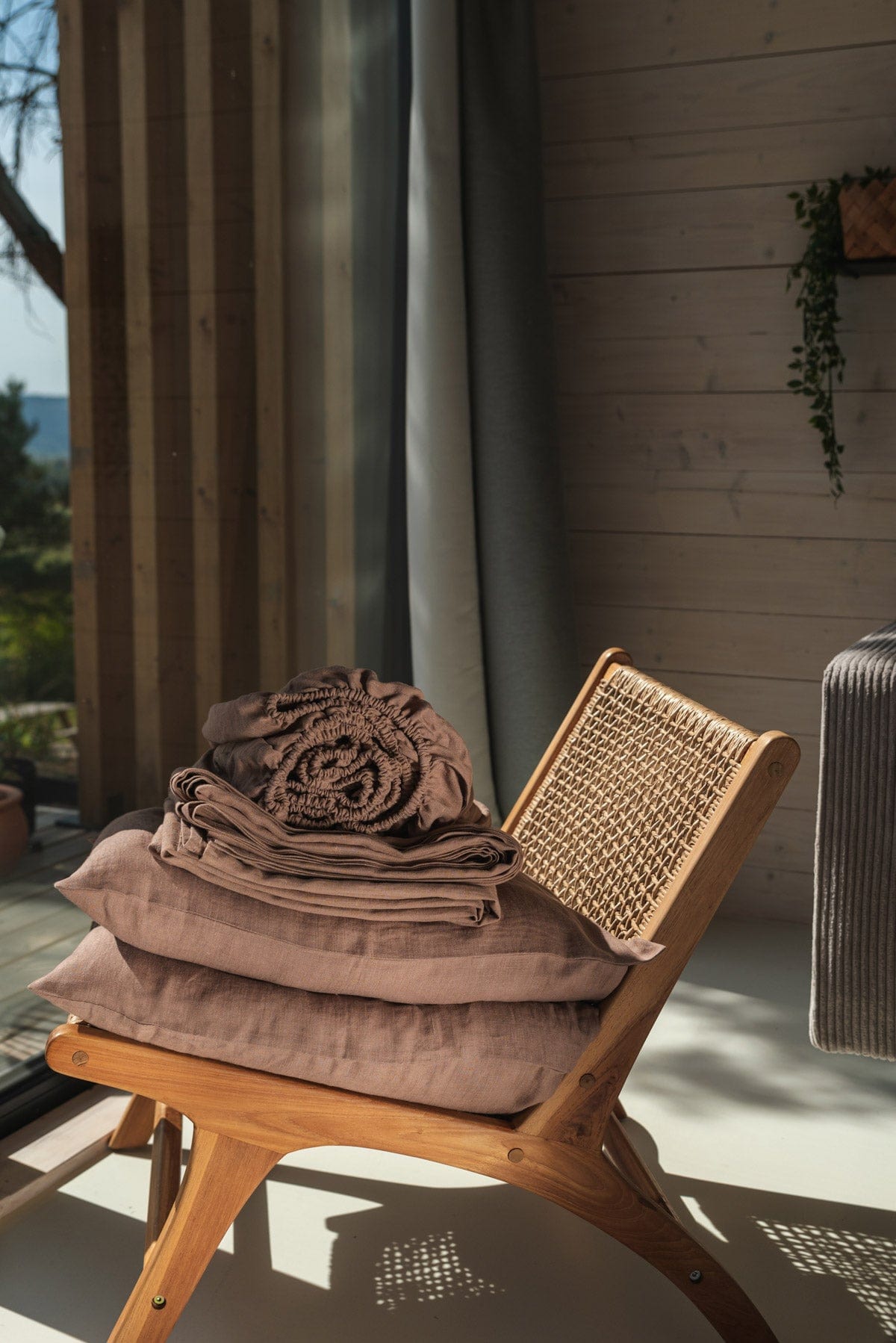 AmourLinen Set Bettlaken Rosy Brown