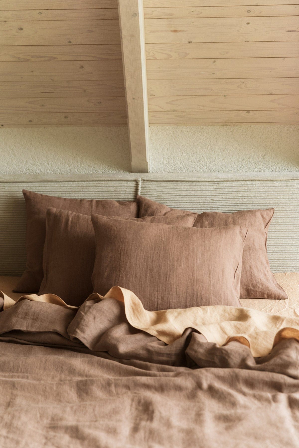 AmourLinen Set Bettlaken Rosy Brown