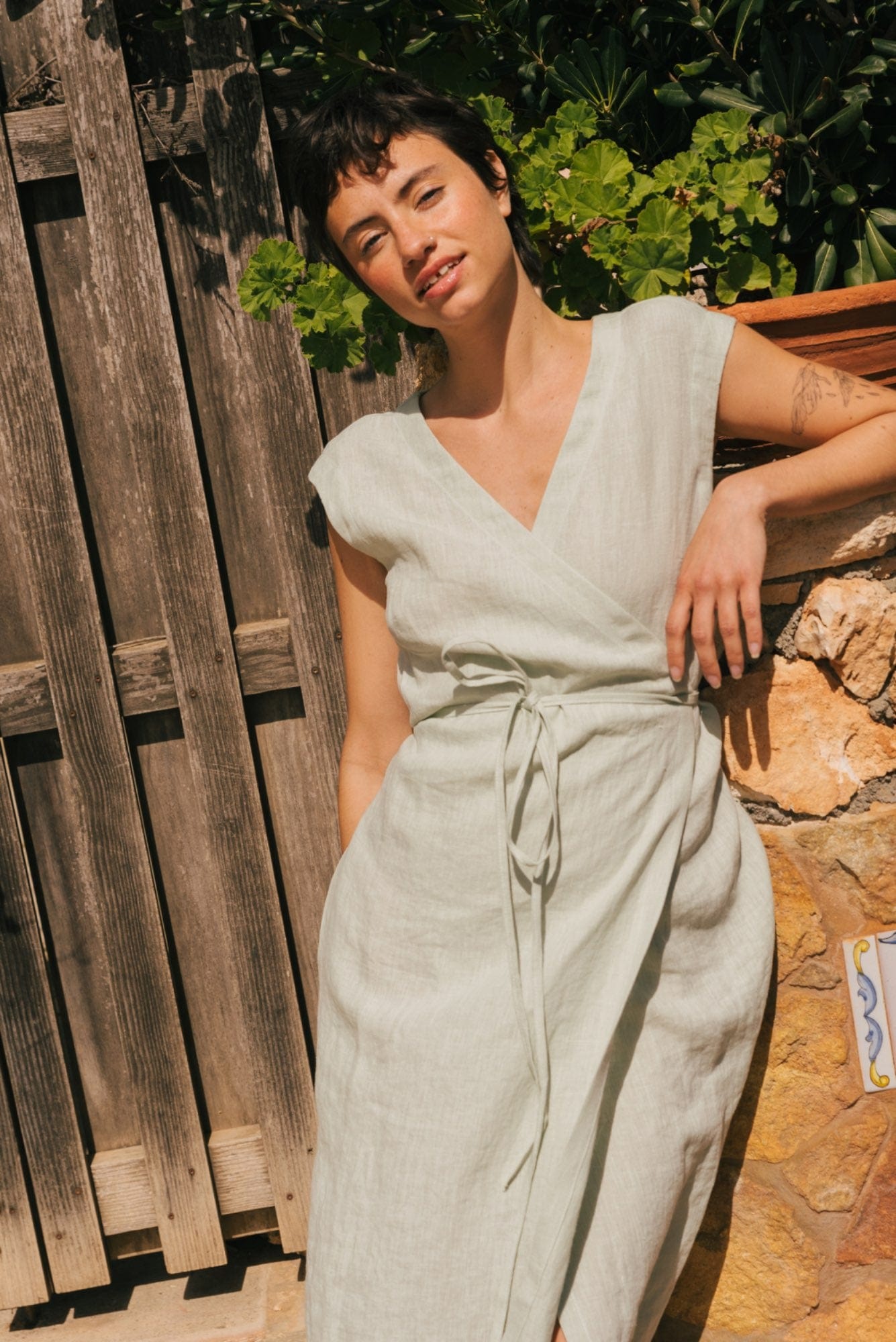 slim fit dress slacks Flattering A-Line Maxi Chiffon Sage Green Plus Size Bridesmaid Elegance COCOMELODY CB0732, Lake Blue main image 1