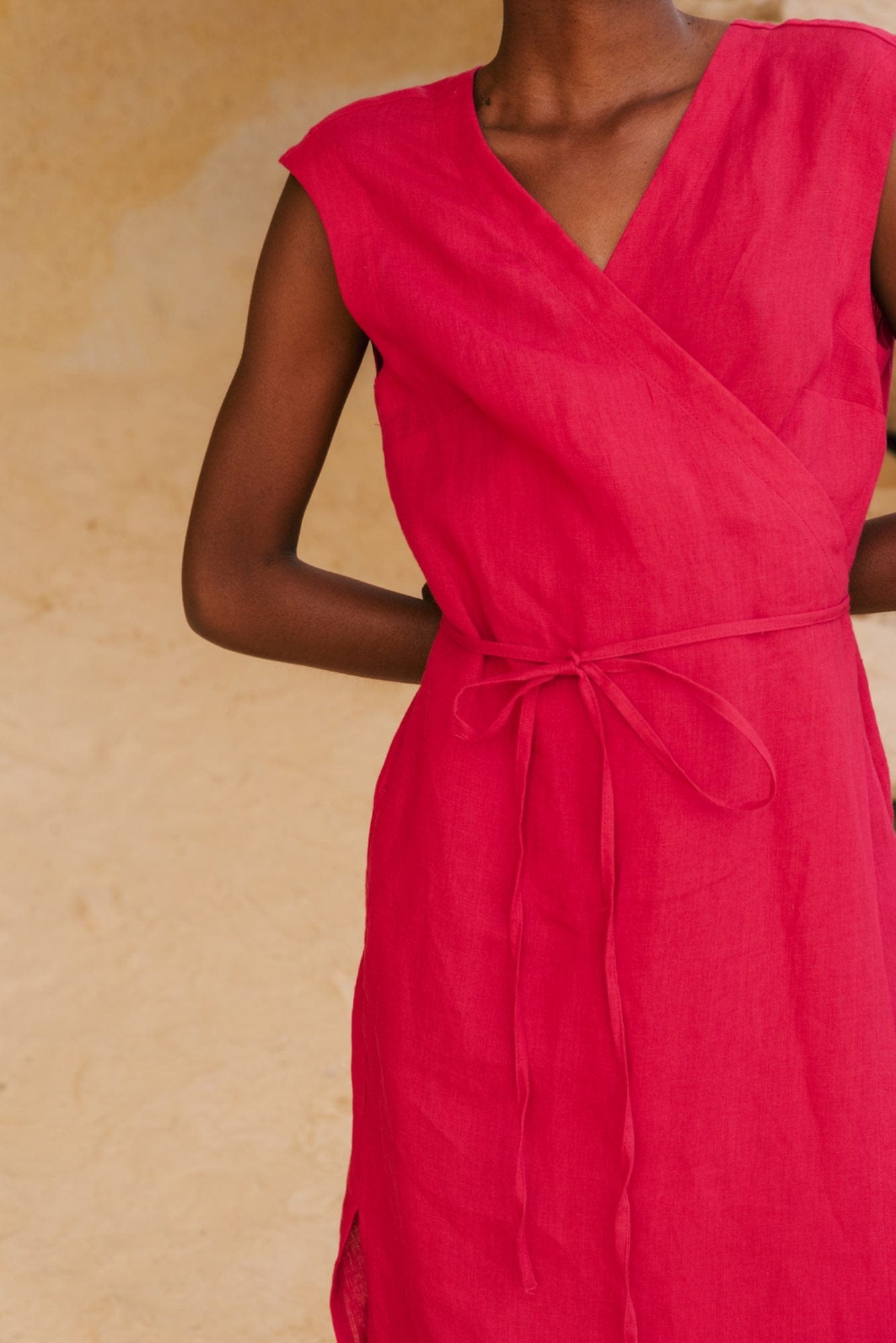 zimmermann matchmaker pink floral silk linen tie midi dress Zimmermann Matchmaker Frilled Midi in Pink Bandana