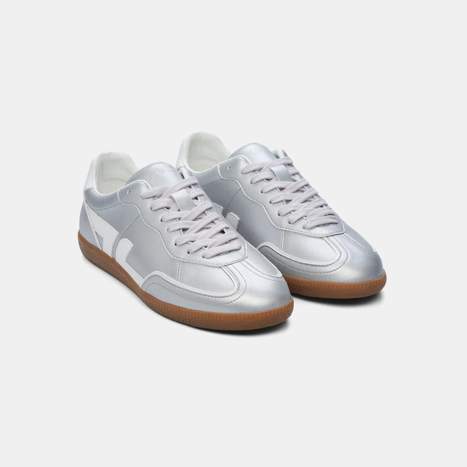 Zèta men vegan Sneakers Delta Silver