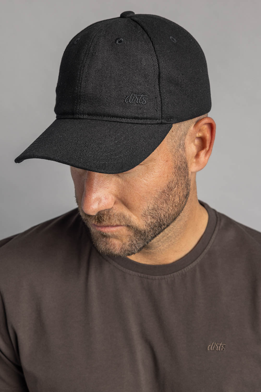 DIRTS men vegan Basecap Unisex Denim Black