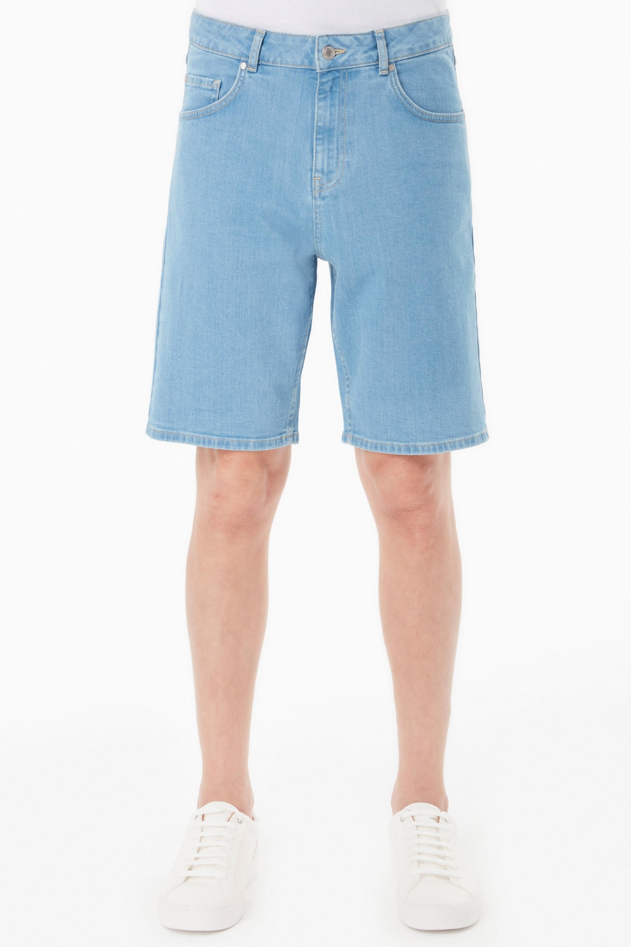 ORGANICATION Herren vegan Kurze Hose Hellblau