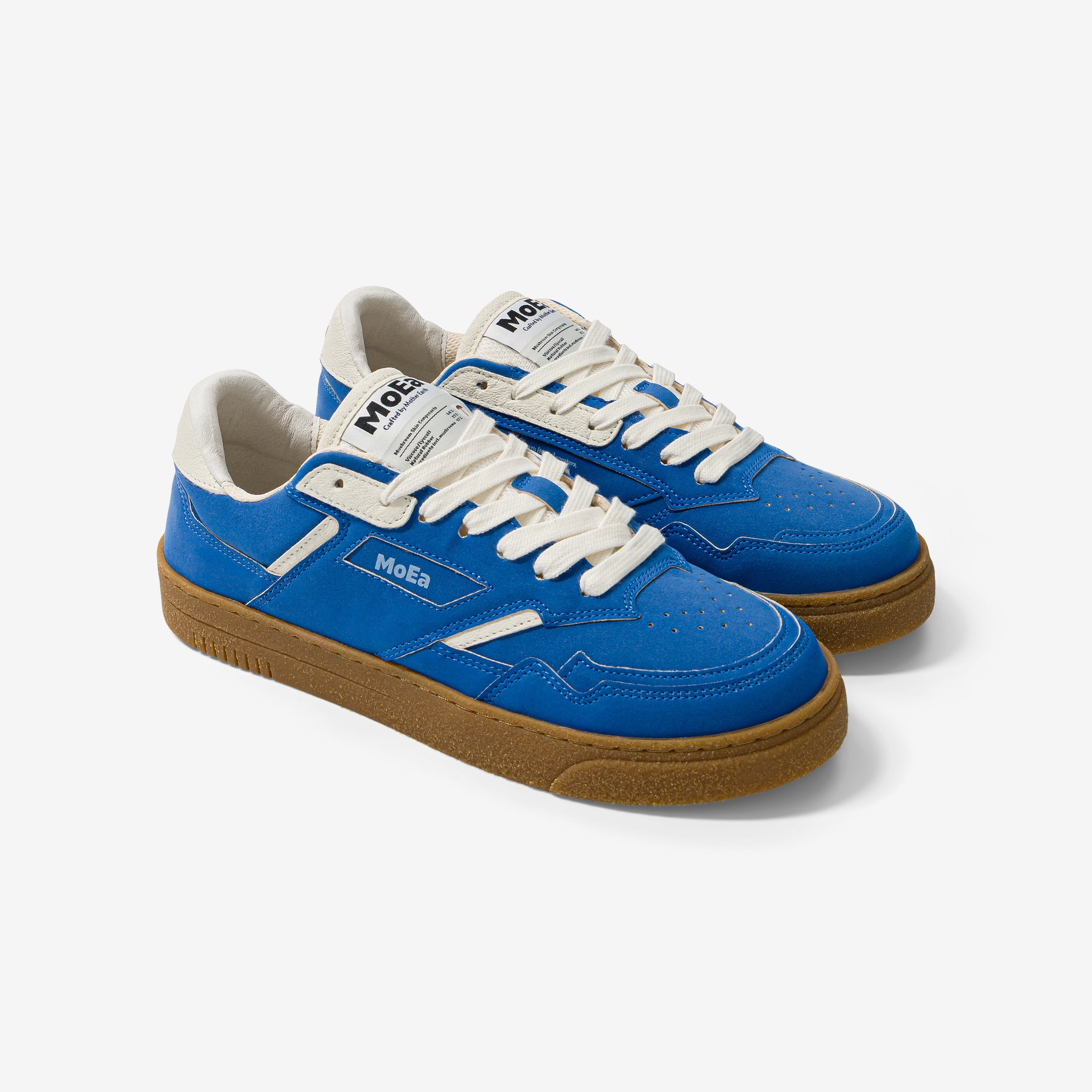 MoEa men vegan Sneakers Gen9 Mushroom Blue