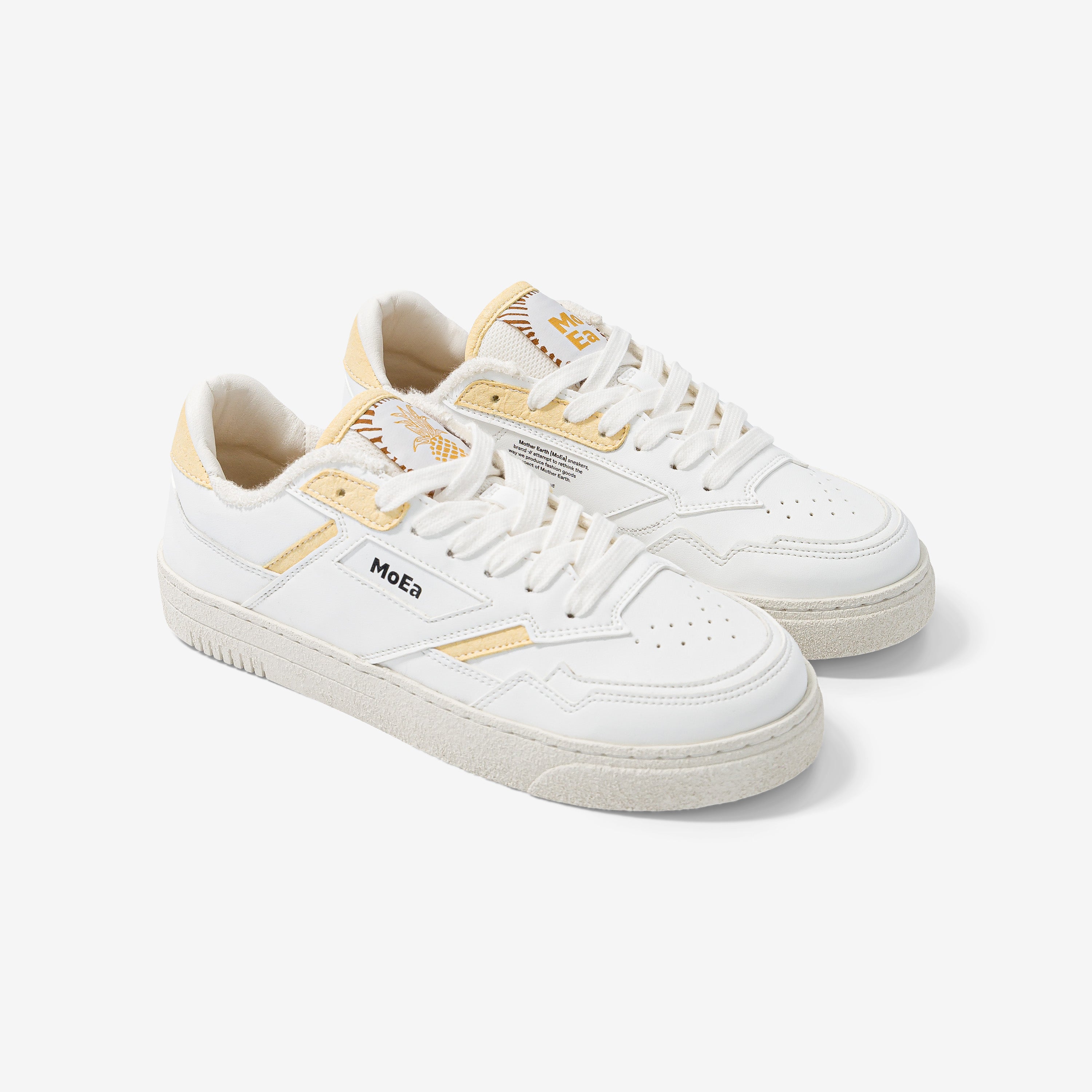 MoEa men vegan Sneakers Gen9 Pineapple Light Yellow