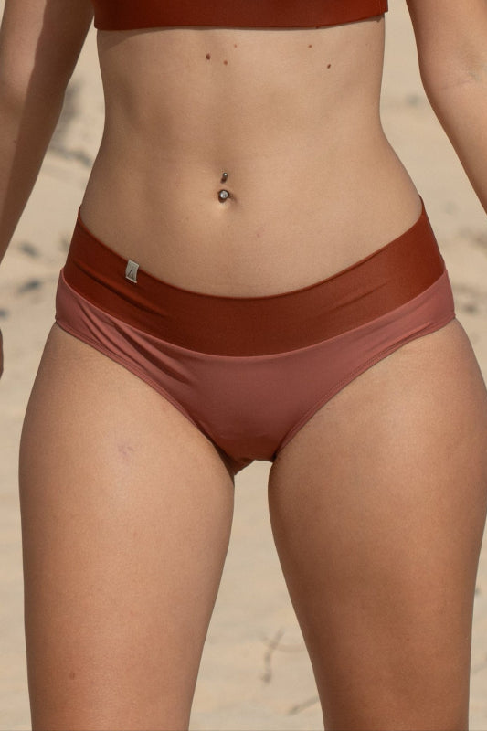 Image of Inaska dames vegan Bikinibroekje Zachte Taille Flow Vintage RosÃ©