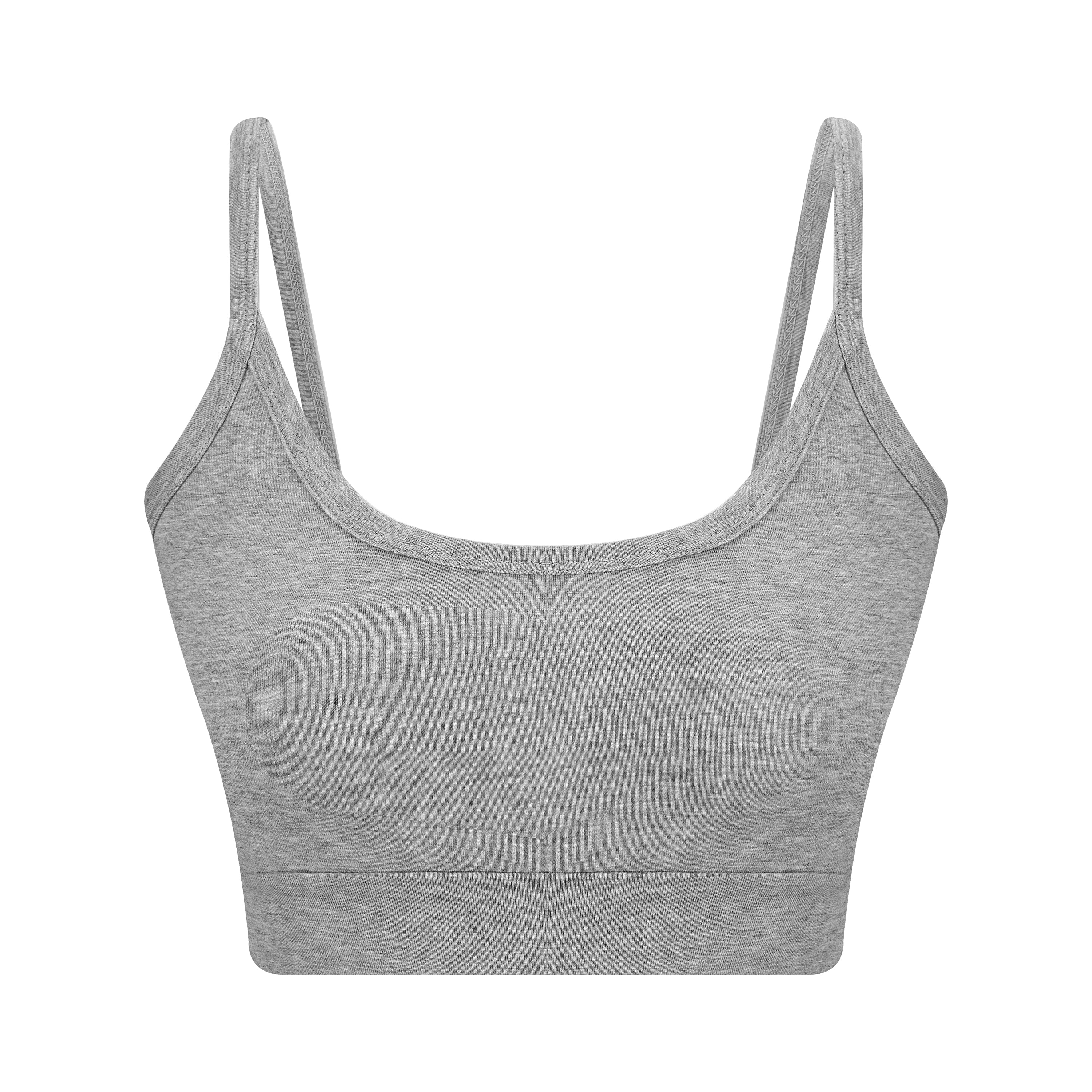 Albero Natur womens vegan Multipack 7x Bustier Gray Melange