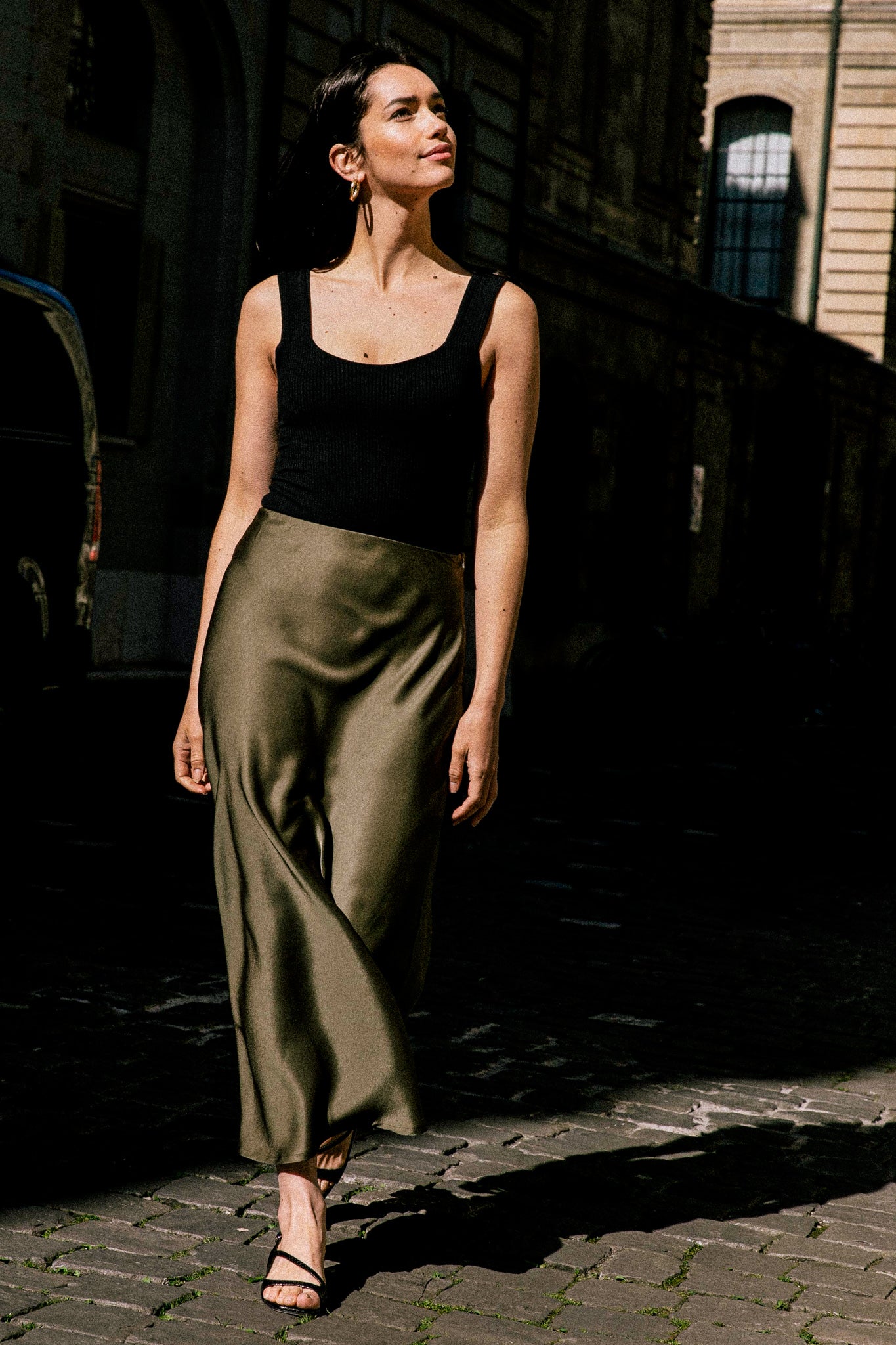 100434 - Damen vegan Rock Iris Grün 100434 - Damen vegan Rock Iris Grün