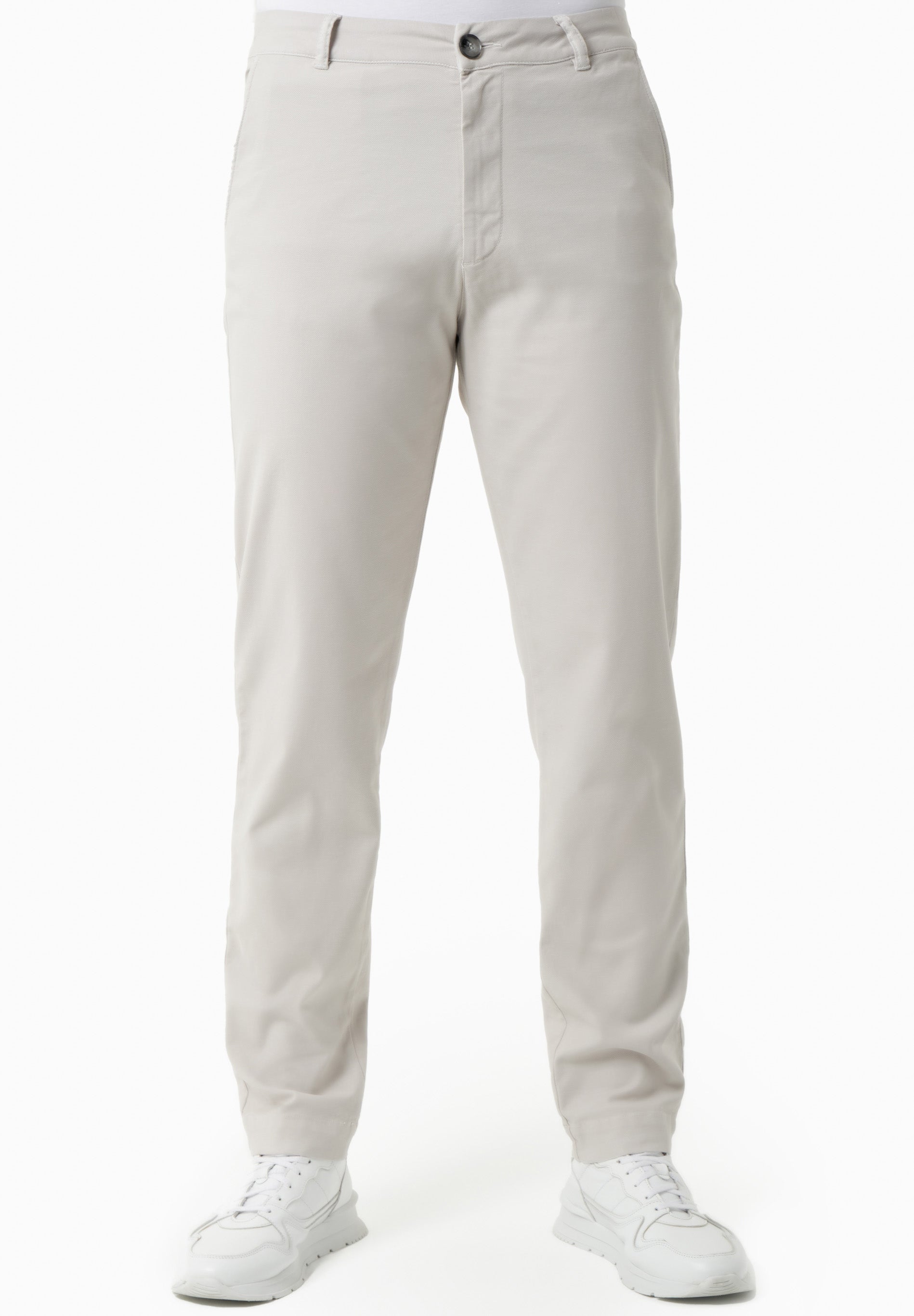 ORGANICATION men vegan Pants Regular Fit Light Grey