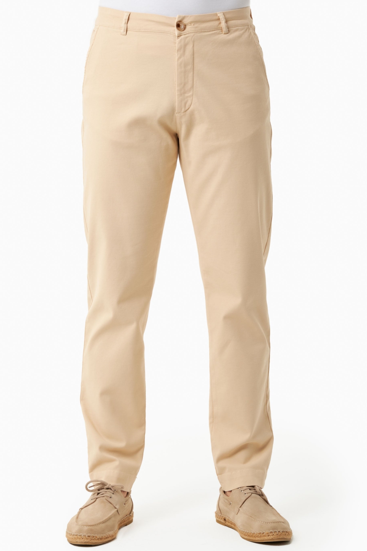 Image of ORGANICATION mannen vegan Broek Regular Fit Beige