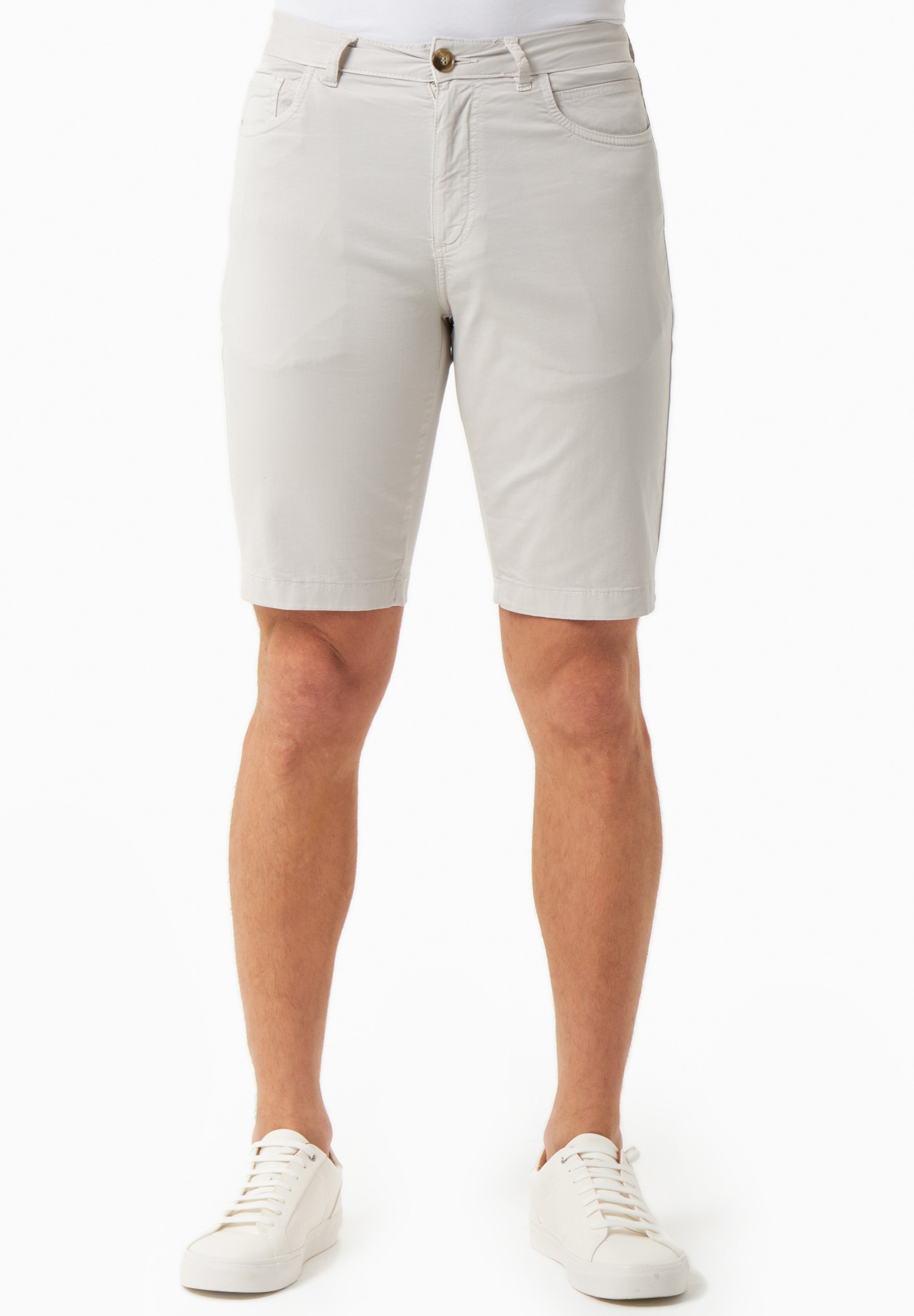 100595 - Herren vegan Shorts Regular Fit Hellgrau 100595 - Herren vegan Shorts Regular Fit Hellgrau