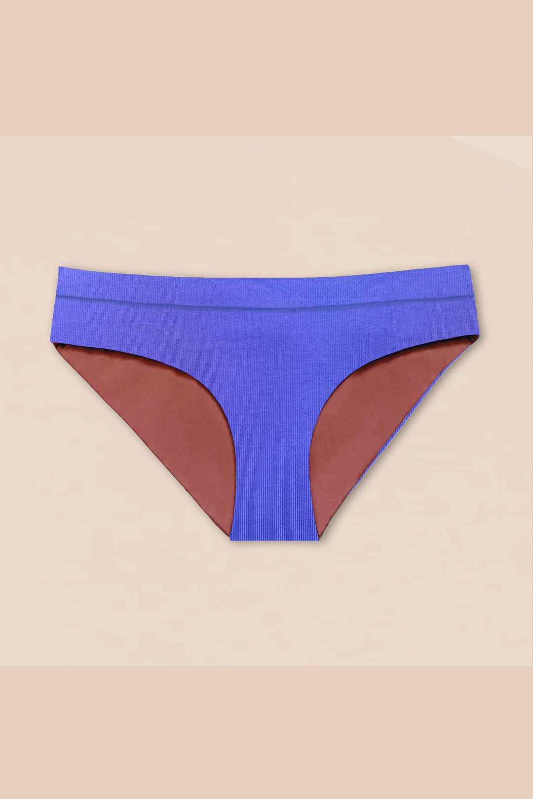 Woodlike Damen vegan Bikiniunterteil Reversible Ami Hipster Rose Brown / Lilac
