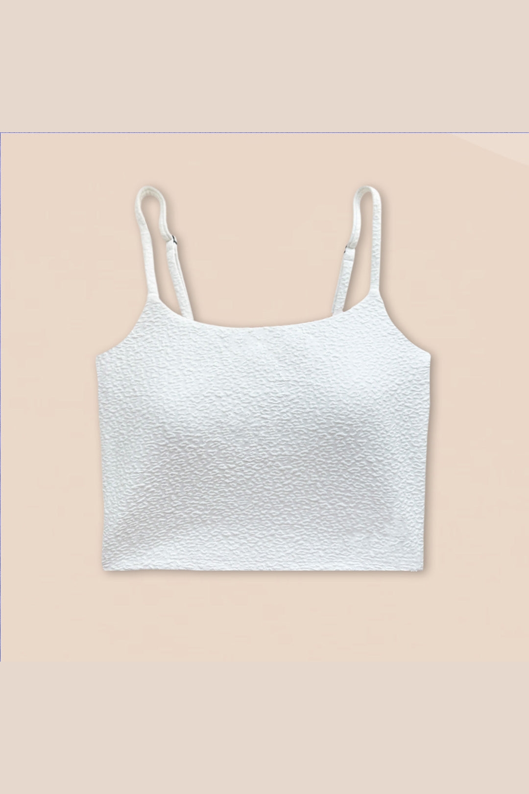 Woodlike Damen vegan Bikinioberteil Lang Evolve WeiÃŸ