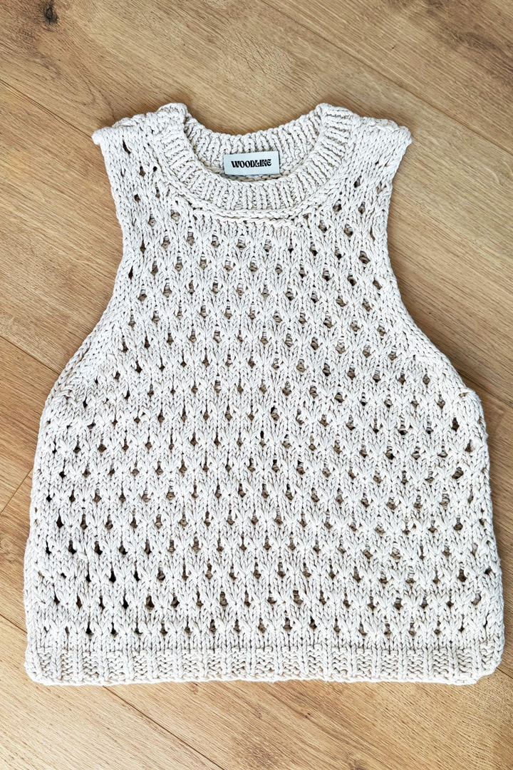 Image of Woodlike dames vegan Top Haakroom