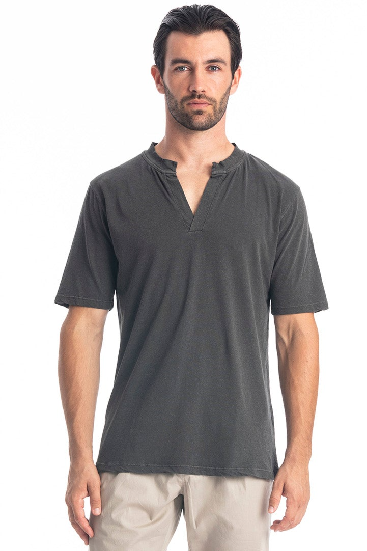 RAVENS VIEW IBIZA Herren vegan T-Shirt Cruise Anthrazit