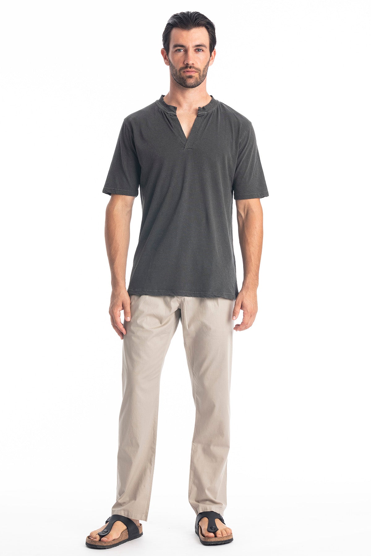 100625 - Herren vegan T-Shirt Cruise Anthrazit