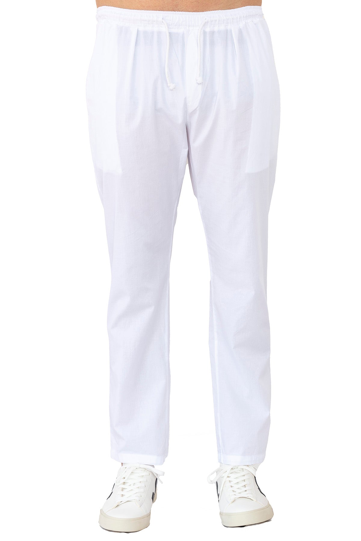Image of RAVENS VIEW IBIZA mannen vegan Broek Kenzo Wit