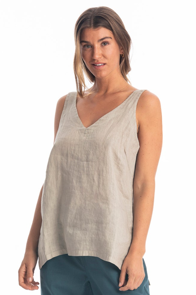 RAVENS VIEW IBIZA Damen vegan Top Vera Stone