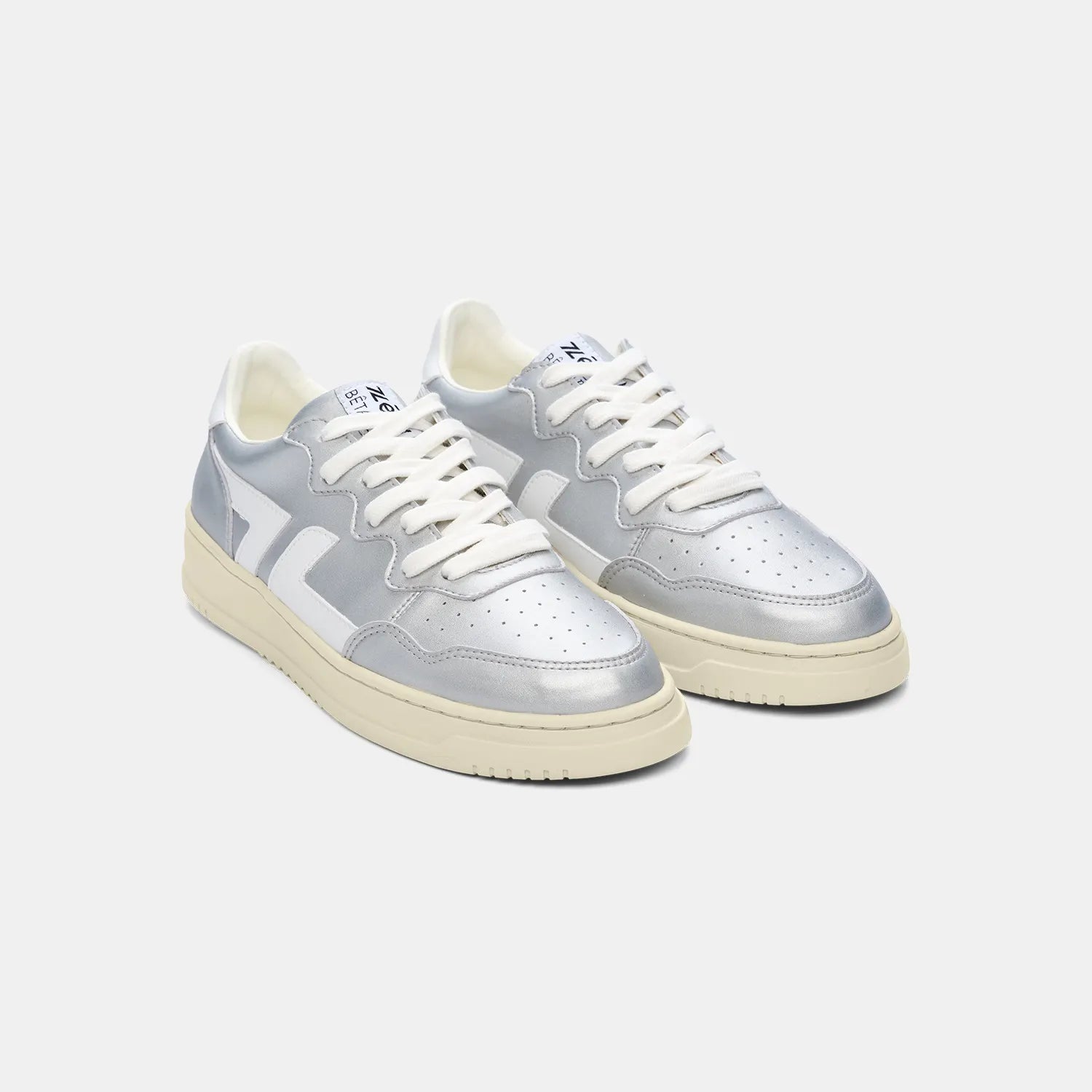 Zèta men vegan Sneakers Bêta B1 Silver