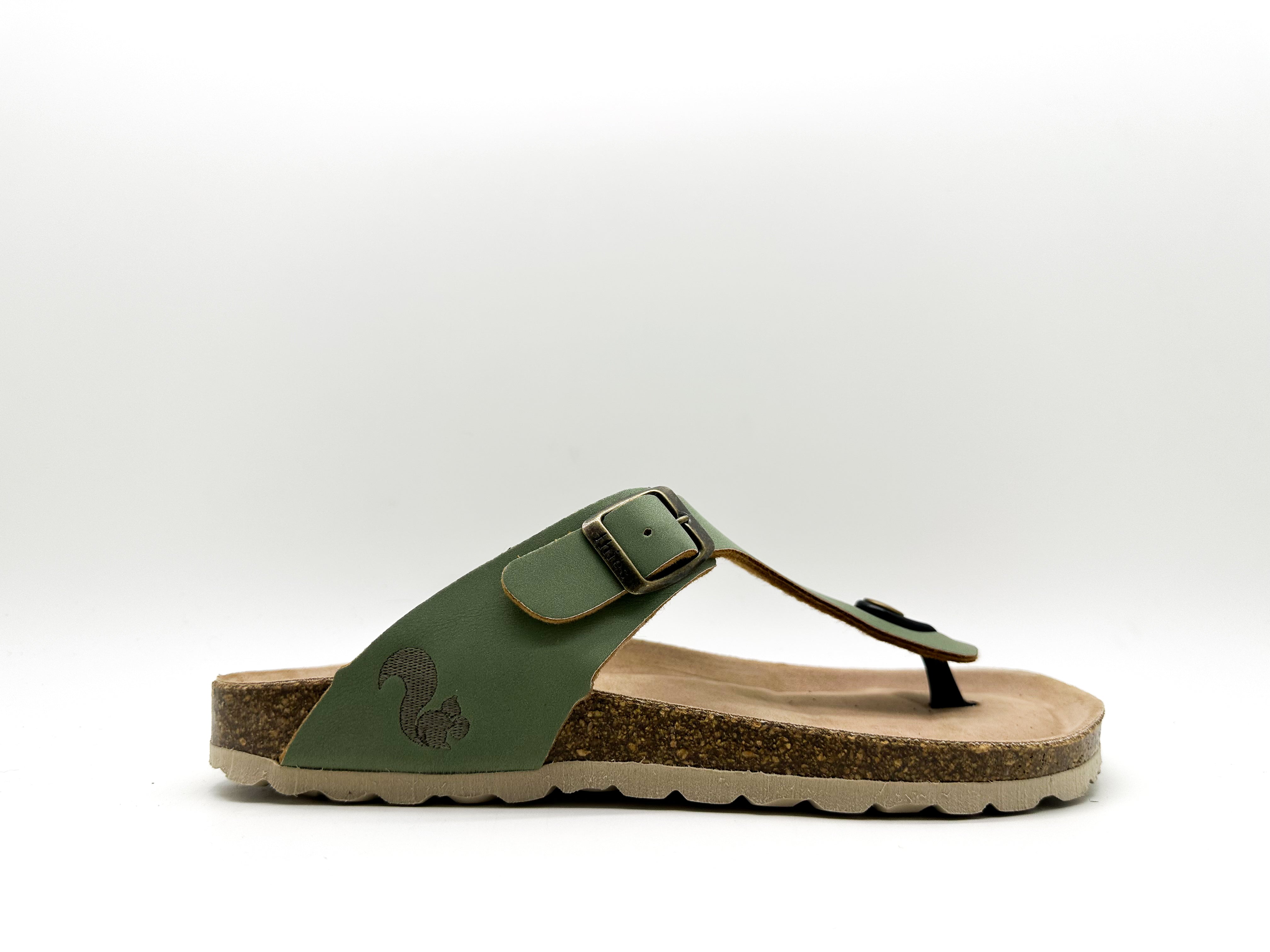 thies men vegan Sandals Thong Basil
