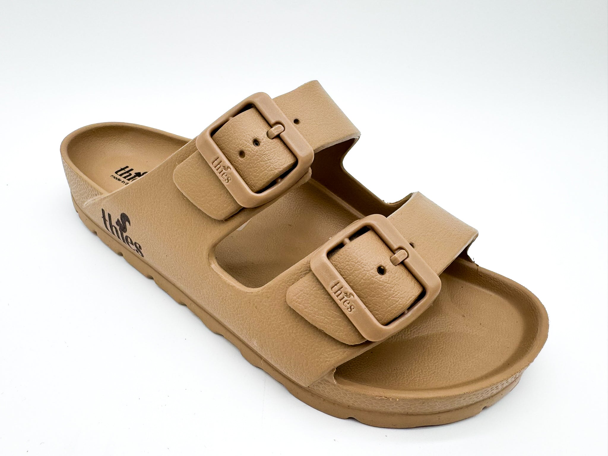 thies men vegan Sandal Ecofoam Cappuccino