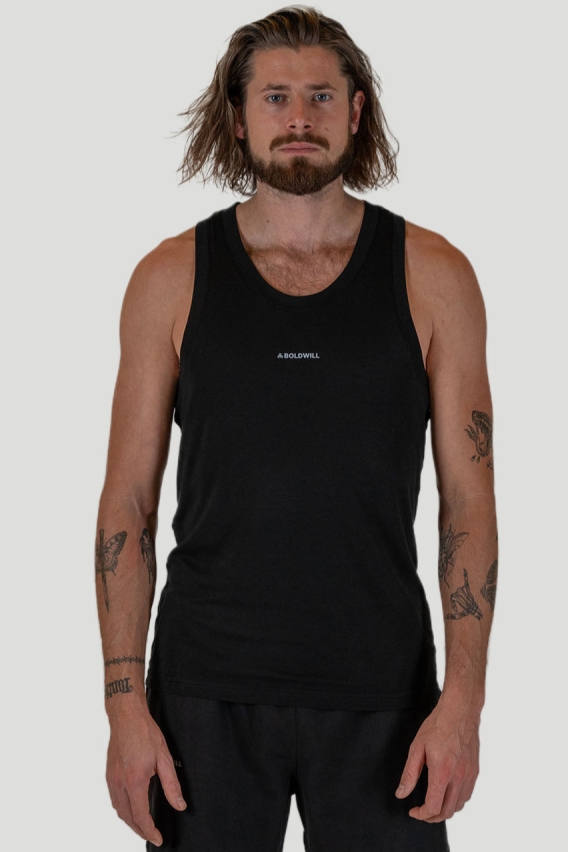 Boldwill men vegan Tanktop Black