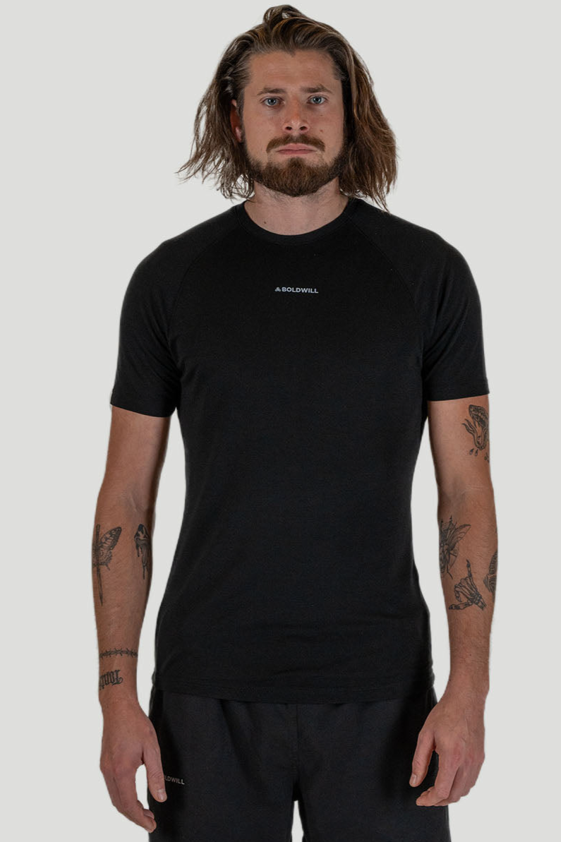 Boldwill Herren vegan T-Shirt Schwarz