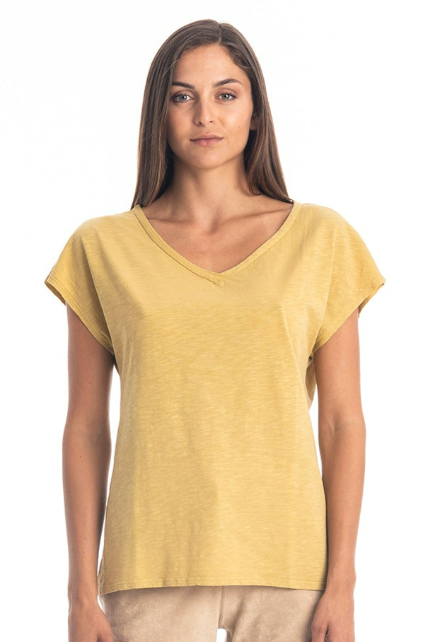 RAVENS VIEW IBIZA Damen vegan Top Arizona Gold