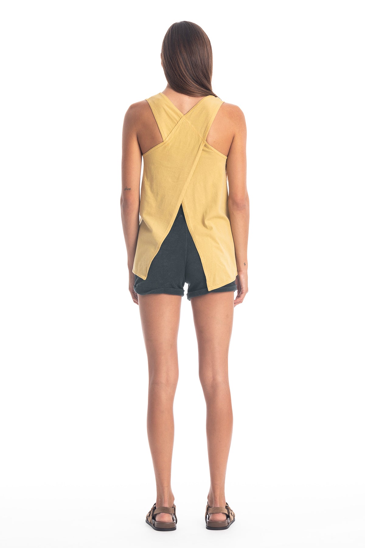 101226 - Damen vegan Top Easy Gold