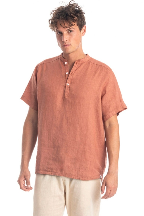 Image of RAVENS VIEW IBIZA mannen vegan Shirt Brad Brons