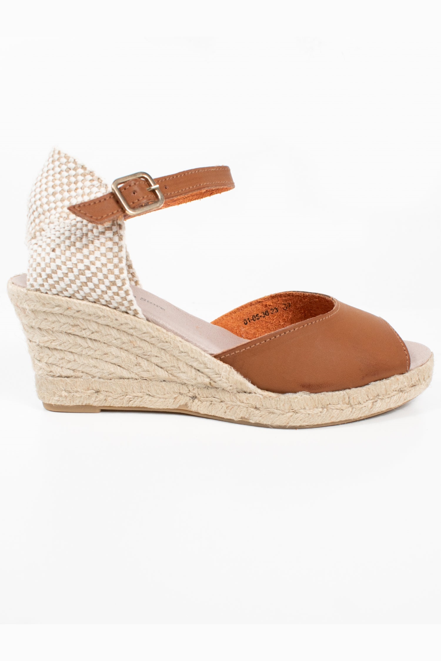 Will's Vegan Store Damen vegan Wedges Espadrille Tan Canvas