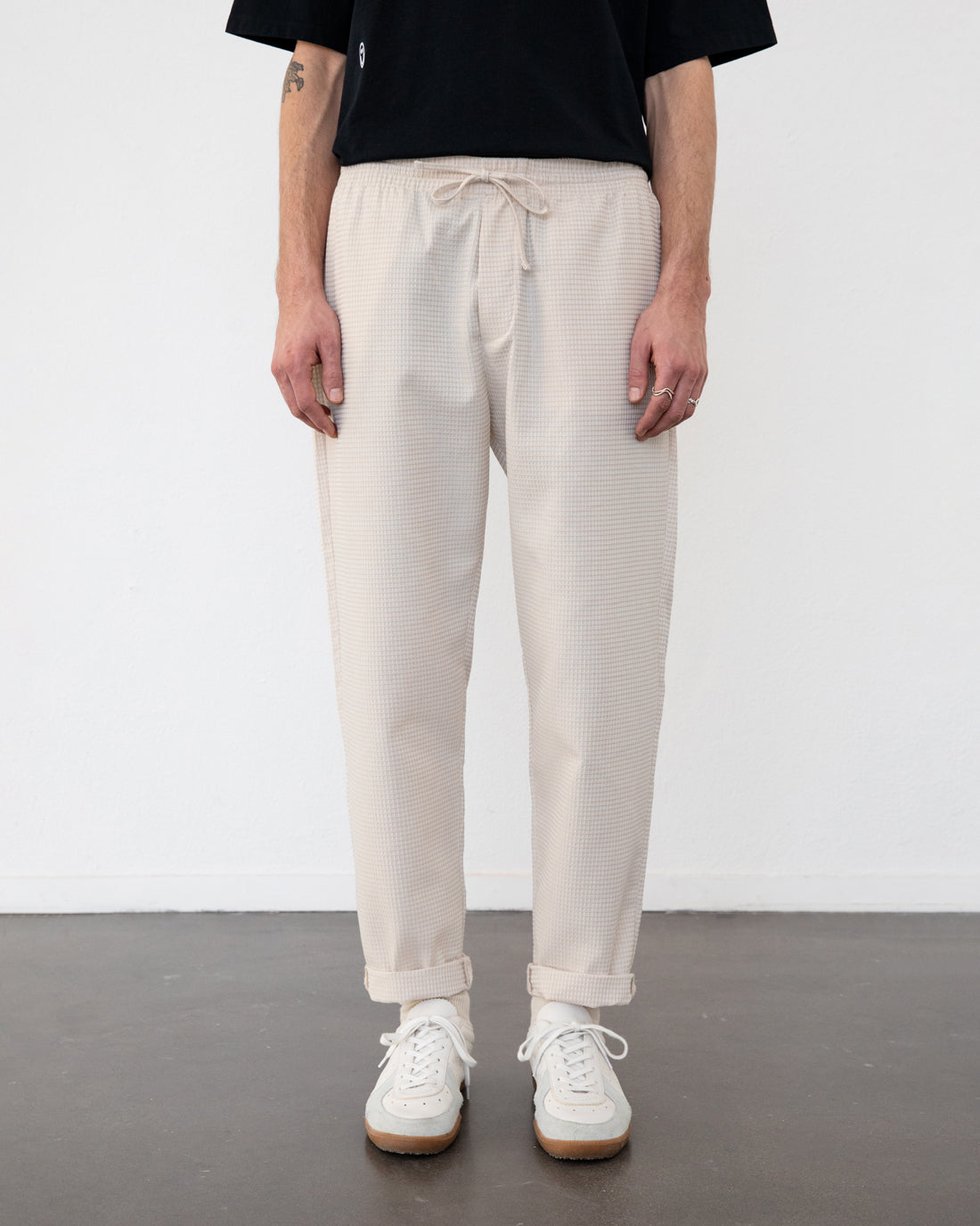 Rotholz men vegan Pants Waffle Sand