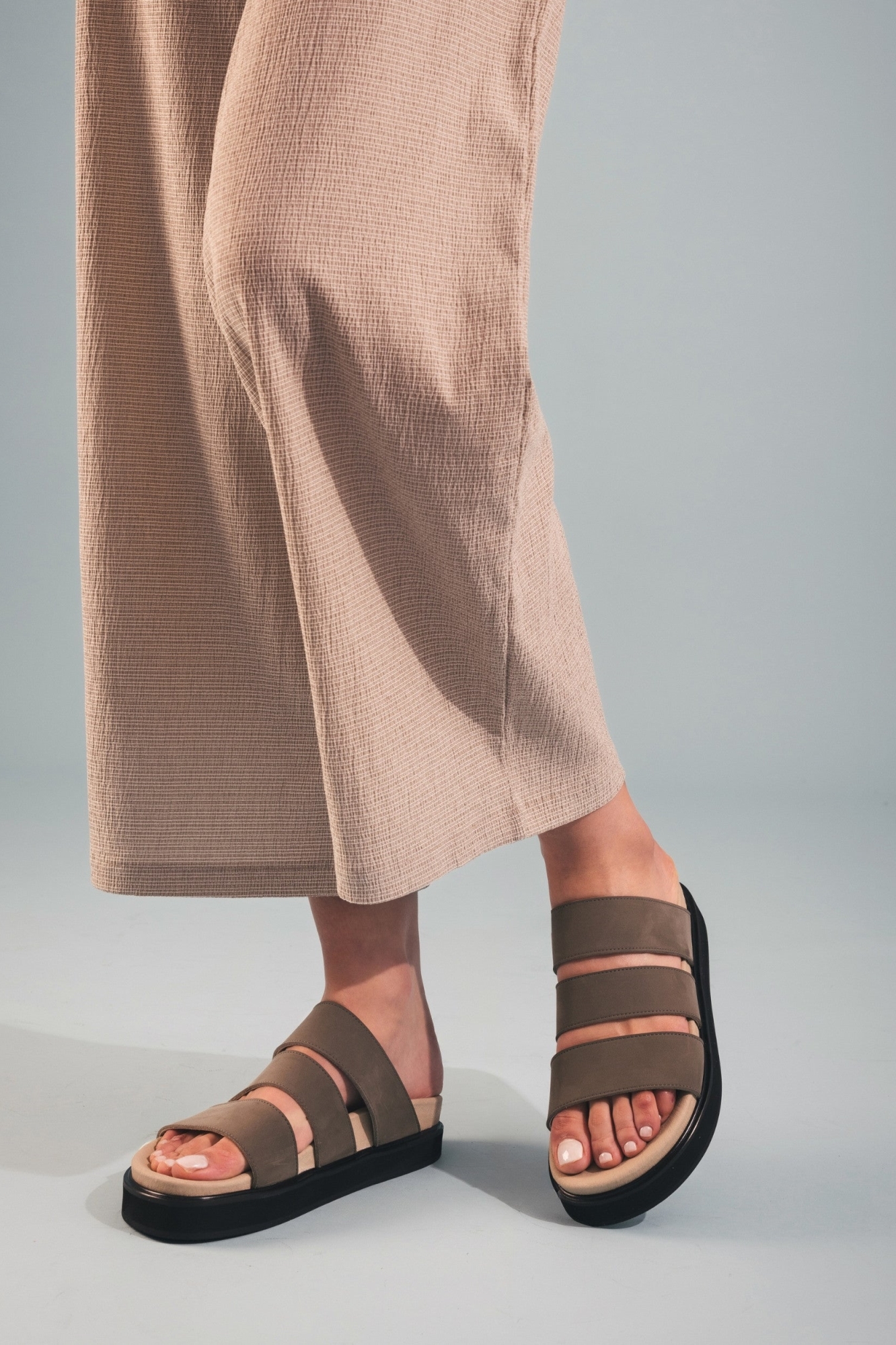 Image of NAE dames vegan Sandalen Tonga Groen