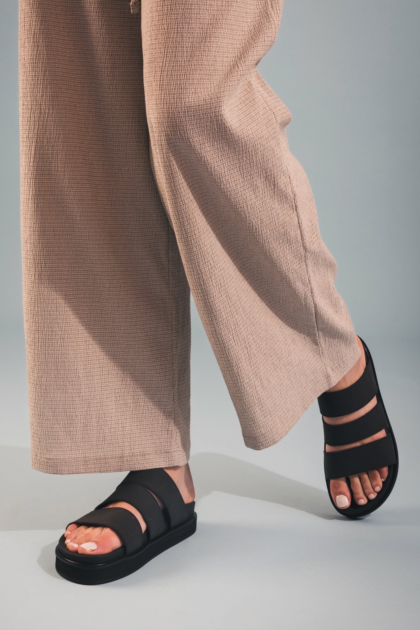 101516 - Damen vegan Sandalen Tonga Schwarz