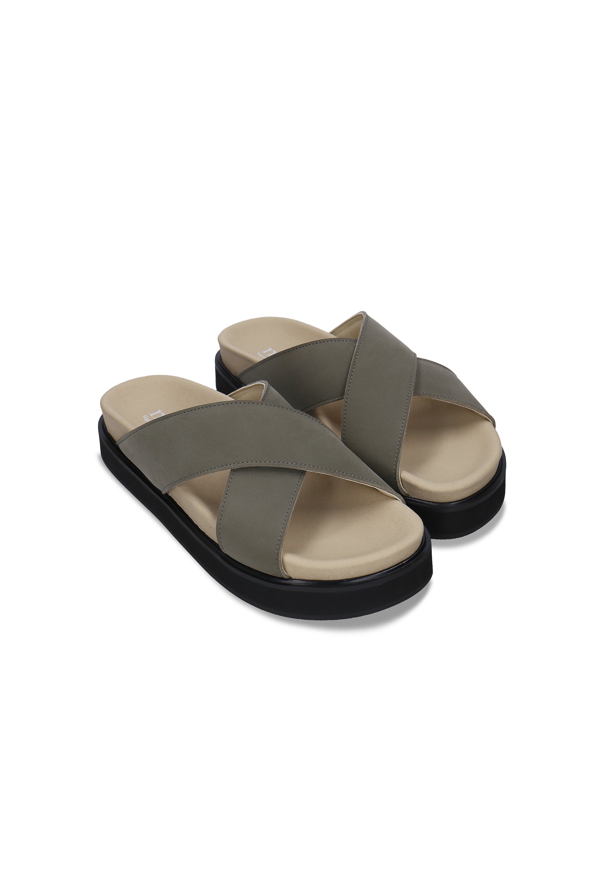 Image of NAE dames vegan Sandalen Davu Groen