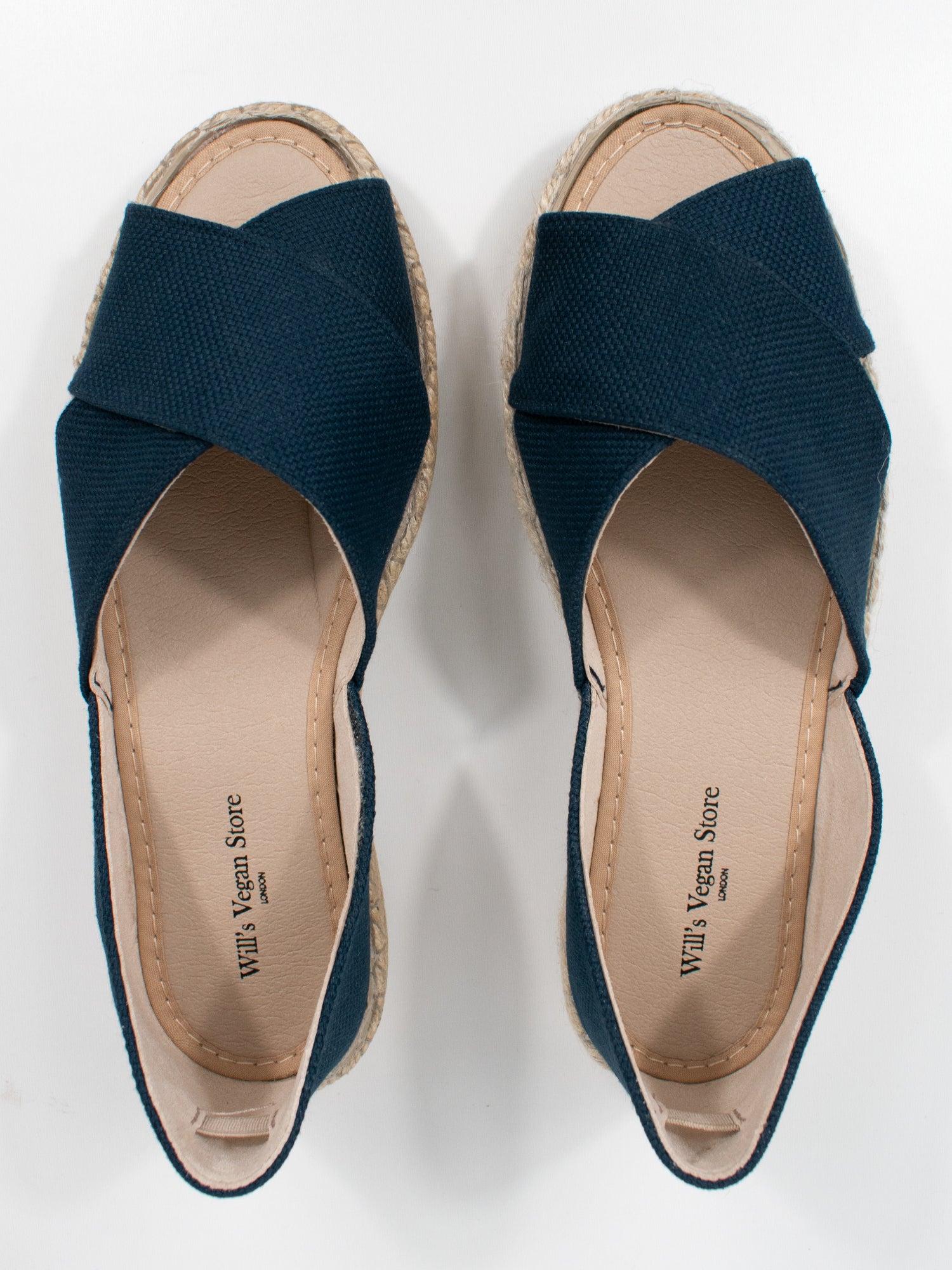 Will's Vegan Store womens vegan Sandals Espadrilles Marine Canvas