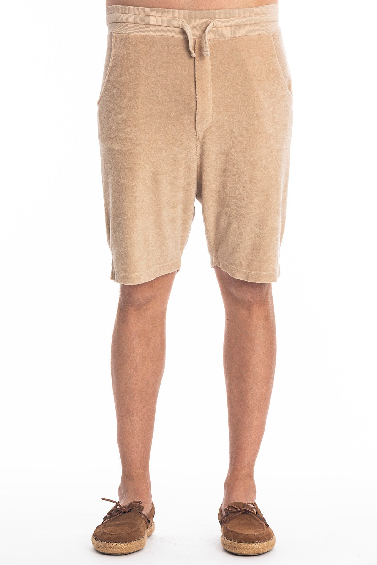 Image of RAVENS VIEW IBIZA mannen vegan Sweat Shorts Costa Sand