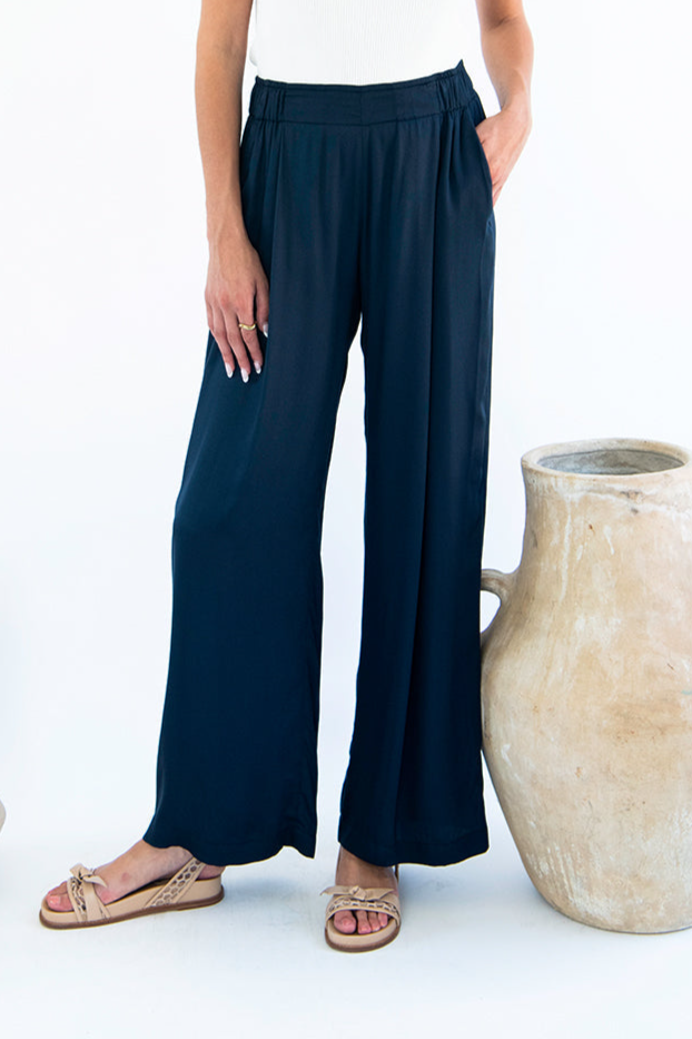 Neu Nomads Damen vegan Hose Garbo Mitternacht