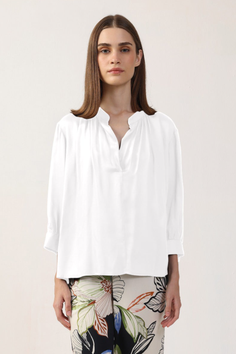 Neu Nomads Damen vegan Bluse Juno WeiÃŸ
