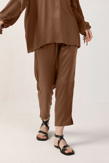 Neu Nomads Damen vegan Hose Belmont Cognac