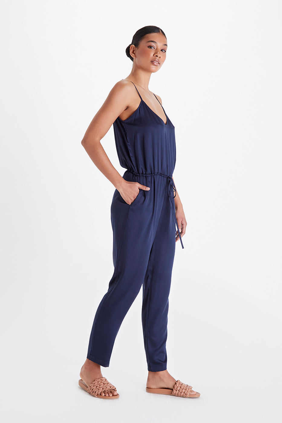 Neu Nomads womens vegan Jumpsuit Drawstring Sydney Midnight