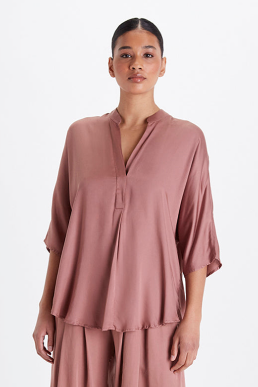 Neu Nomads Damen vegan Bluse Kerala Terra