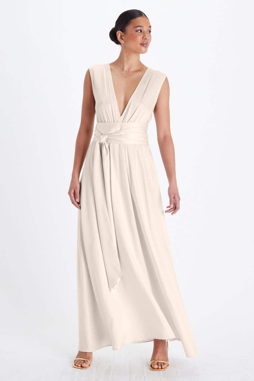 Image of Neu Nomads dames vegan Jurk Grace Champagne