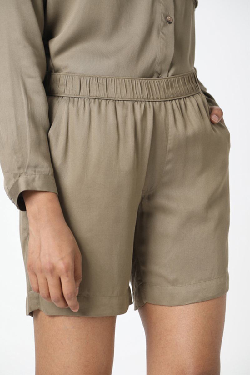 Neu Nomads Damen vegan Shorts Riga Khaki