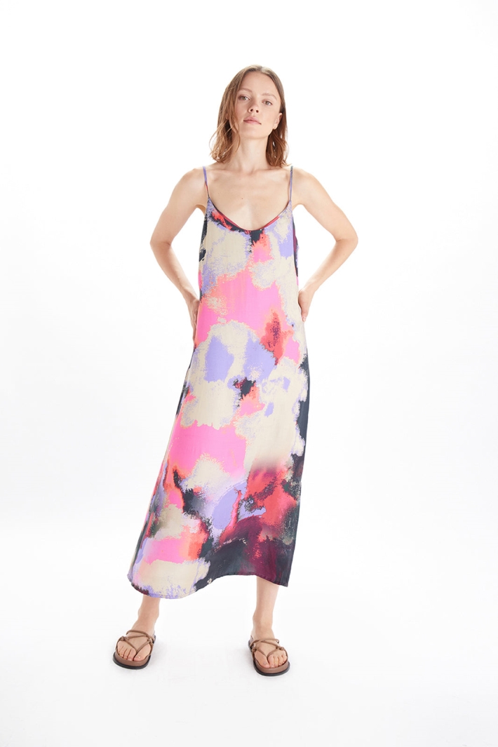Image of Neu Nomads dames vegan Jurk Midi Sammie Gem Print