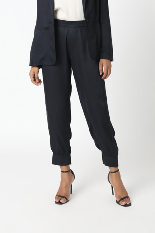 Neu Nomads Damen vegan Hose Ankle Allie Schwarz