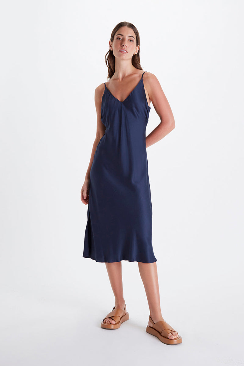 Neu Nomads Damen vegan Slip Dress Bias Midnight